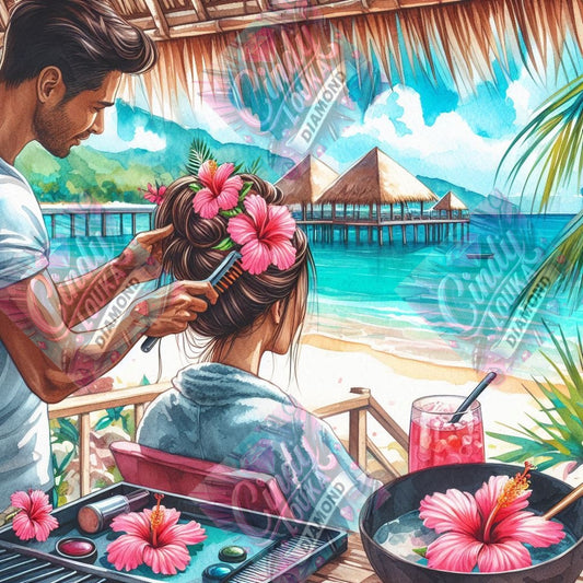 Secrets de Beauté Tropicale 60x60 cm