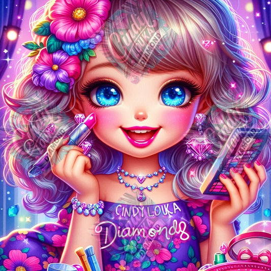 Princesse de Diamants 80x80 cm