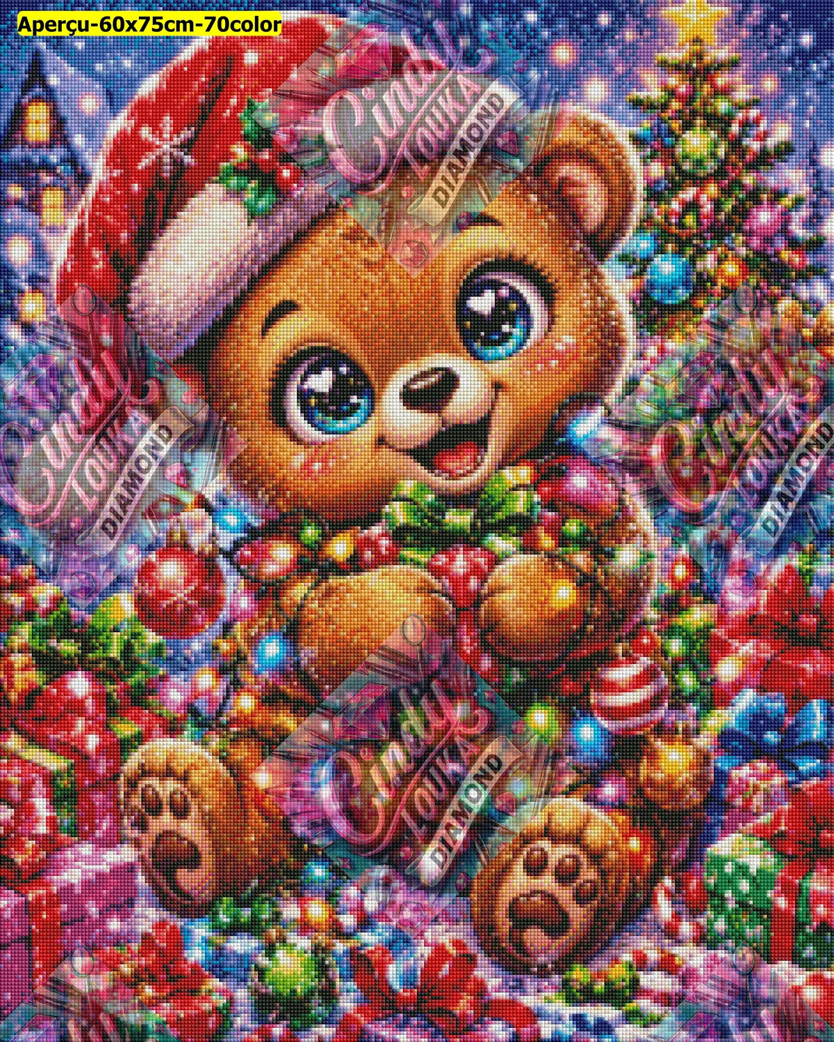 Le Petit Roi de Noël 60x75 cm