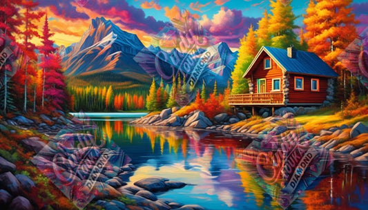Reflets d Automne au Canada 50x90 cm
