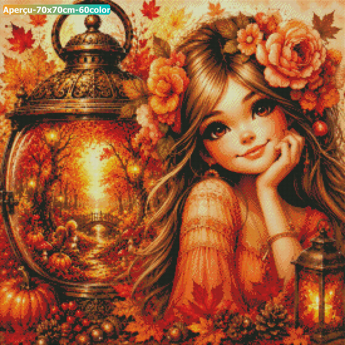 Le Secret de la Lanterne 70x70 cm