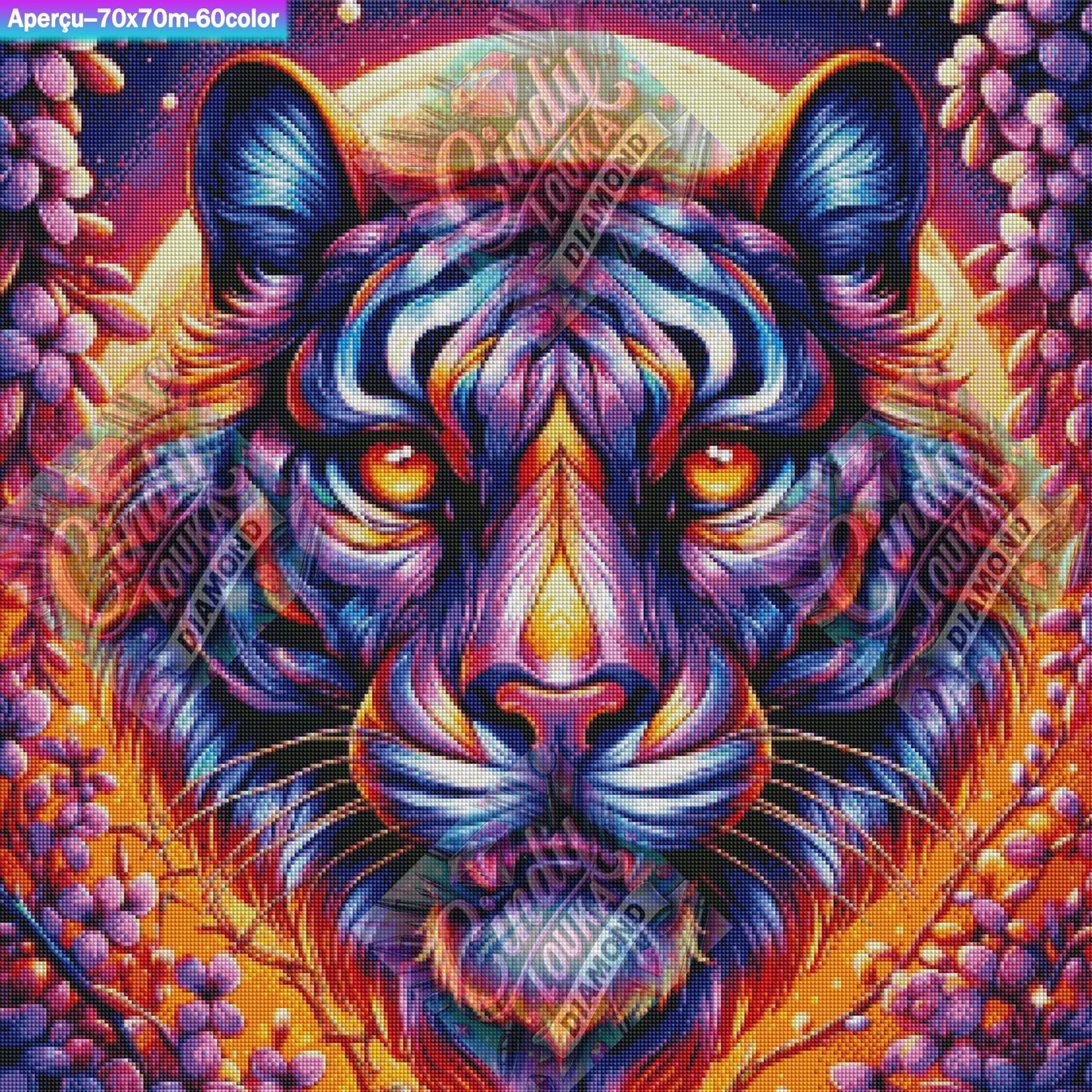 Eclat Sauvage 70x70 cm