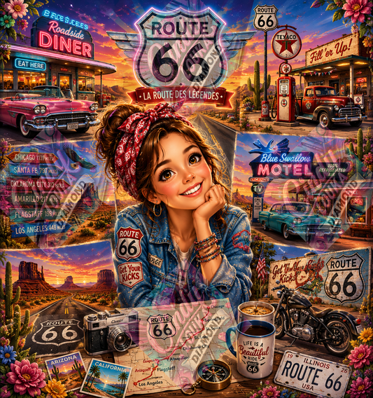 Road Trip vers l Infini 80x86 cm