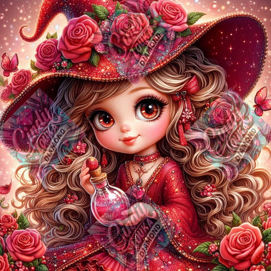 Élixir d'Amour et de Pétales 50x50 cm