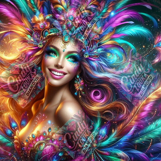 Danseuse de Lumière 70x70 cm