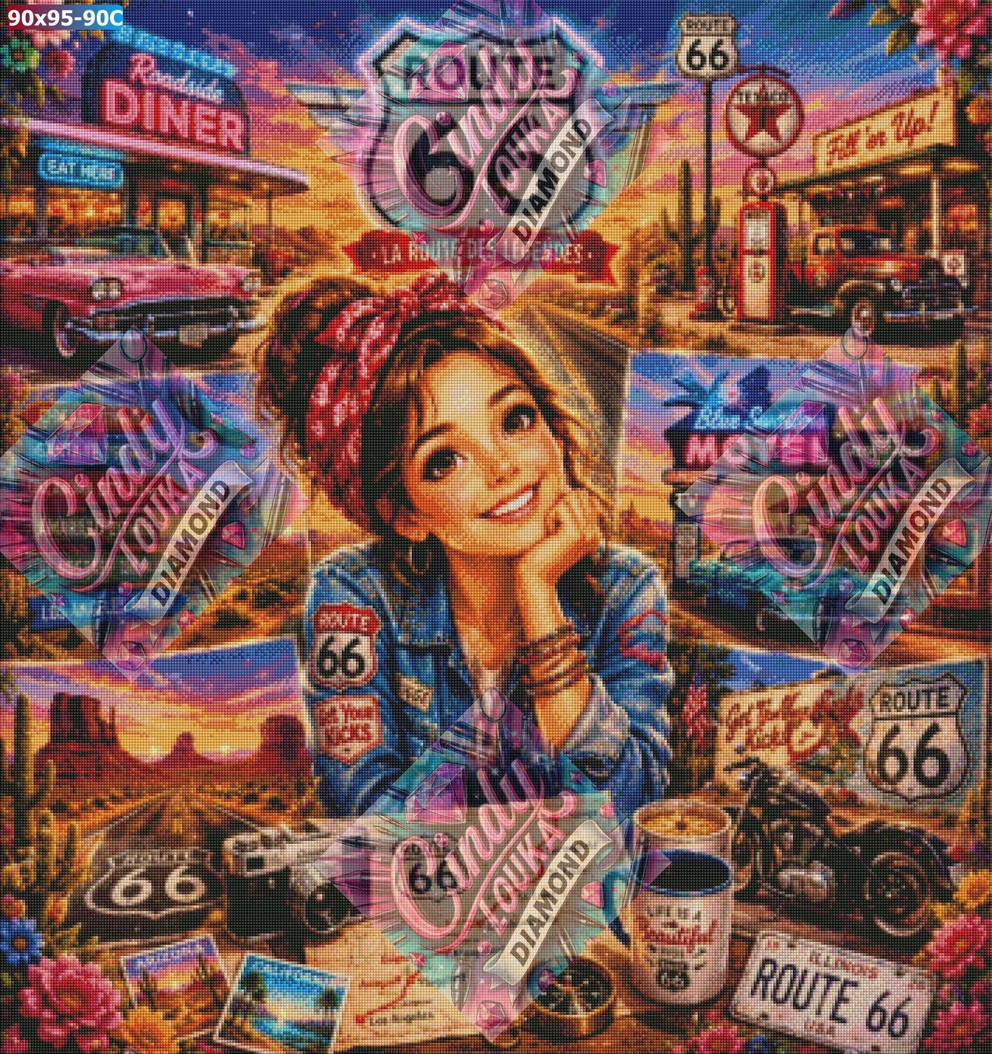 Road Trip vers l Infini 80x86 cm
