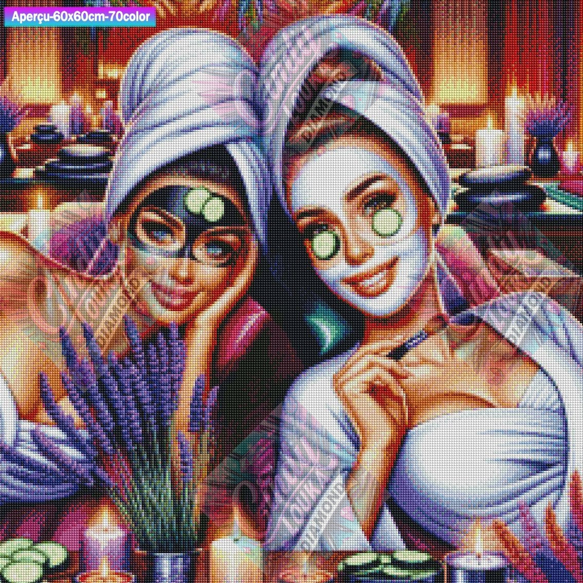 Spa et Chill 60x60 cm