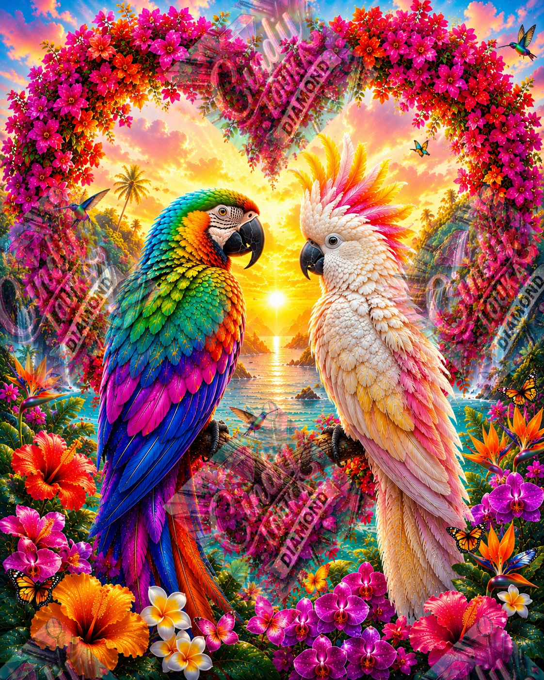 L'Arche des Oiseaux Magiques 60x80 cm