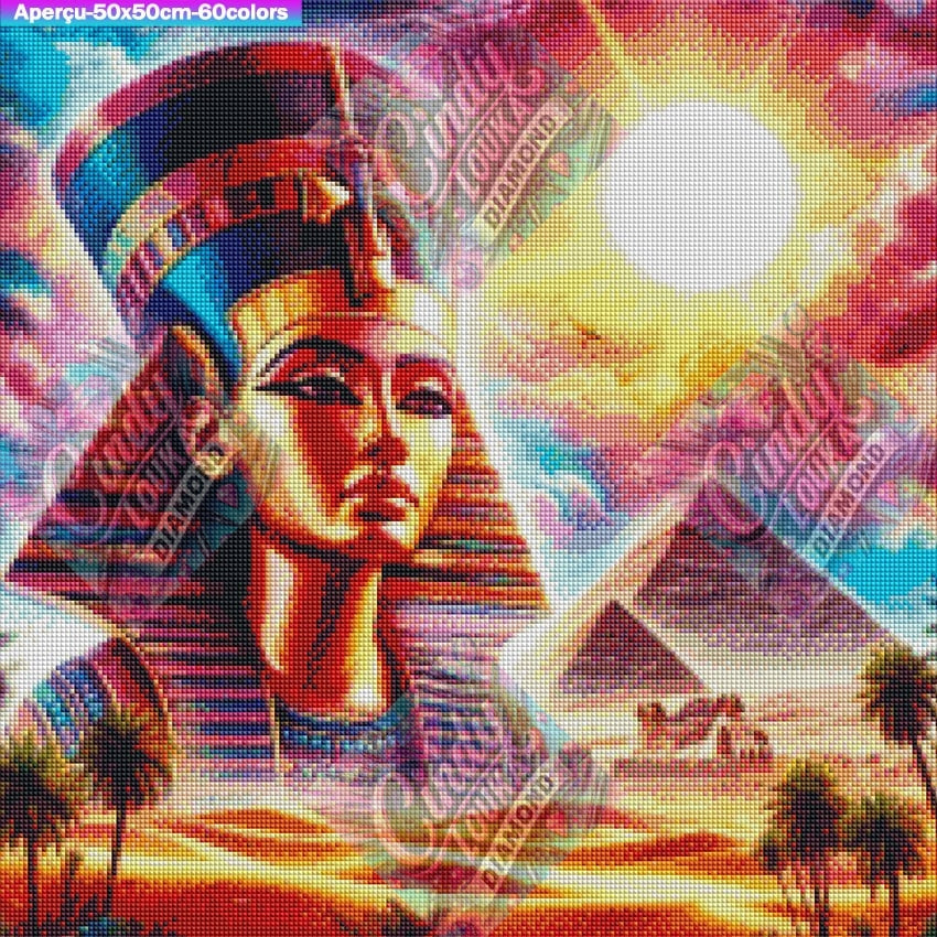 Splendeur d Égypte 50x50 cm