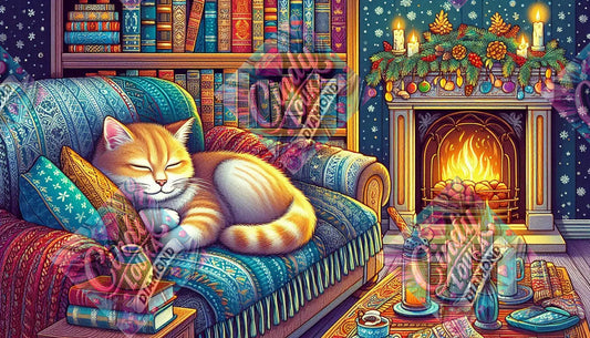 Le Chat Des Pages Oubliées 105x60 cm