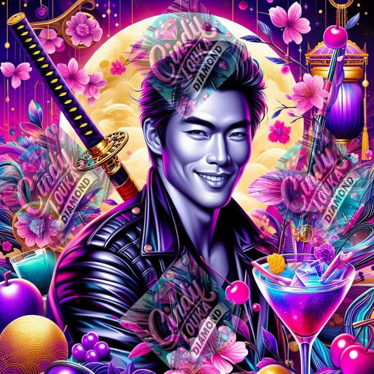 Maître Katana 80x80 cm