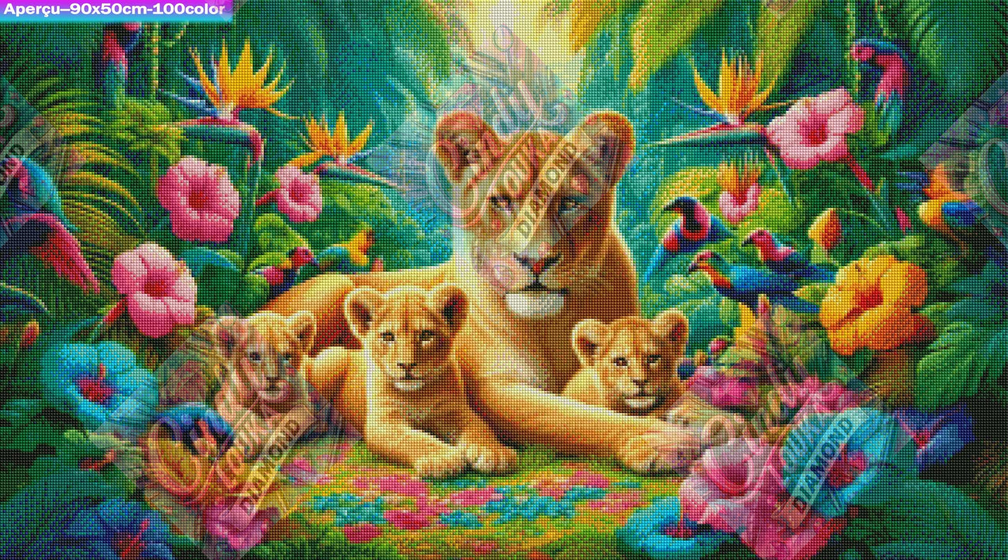 Cœur de Jungle 50x90cm
