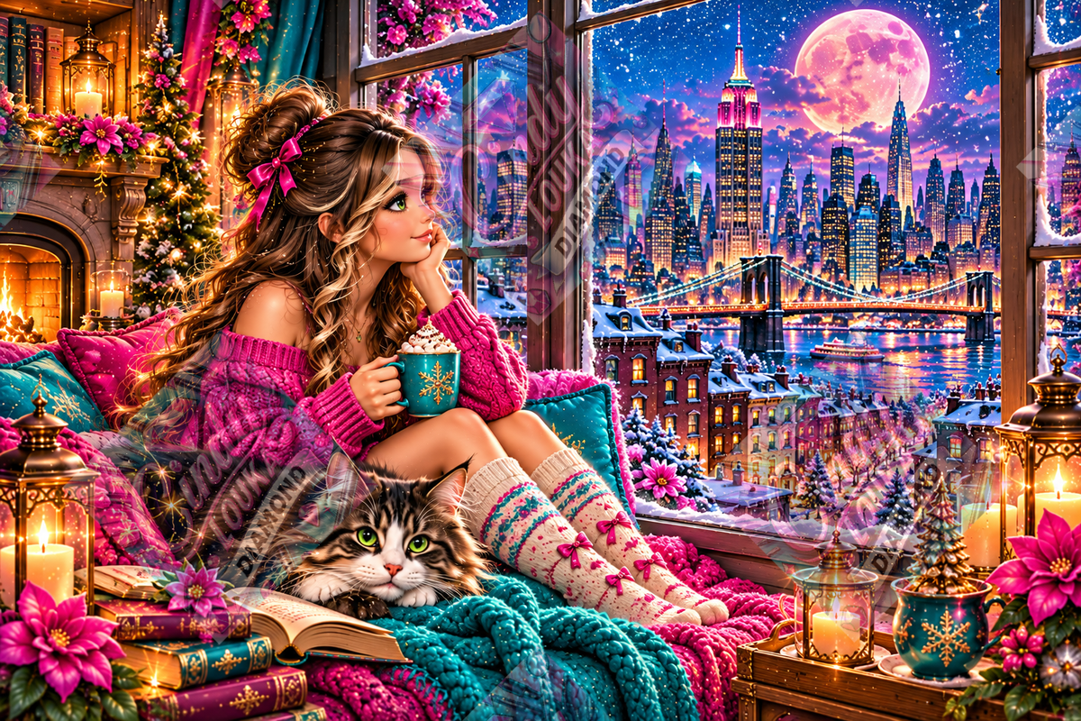 New York sous un Plaid 70x105
