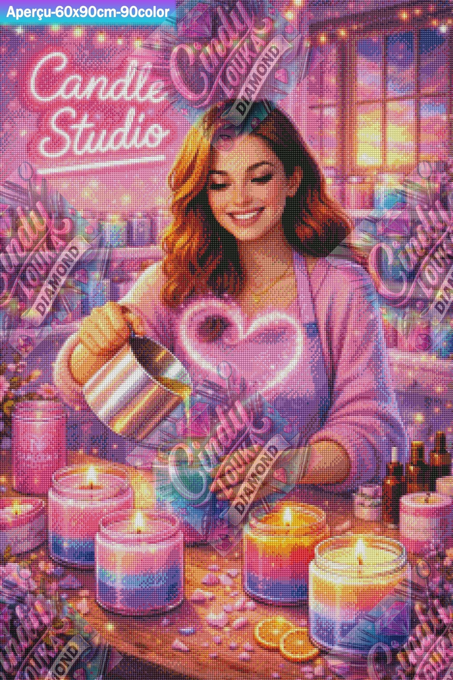 La Magie Candle Studio 60x90 cm