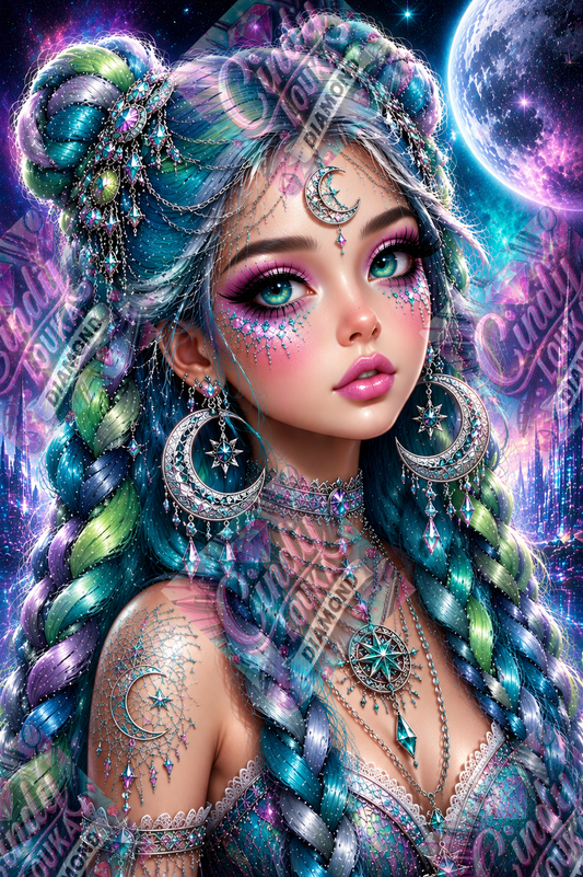 Princesse des Étoiles 60x90 cm
