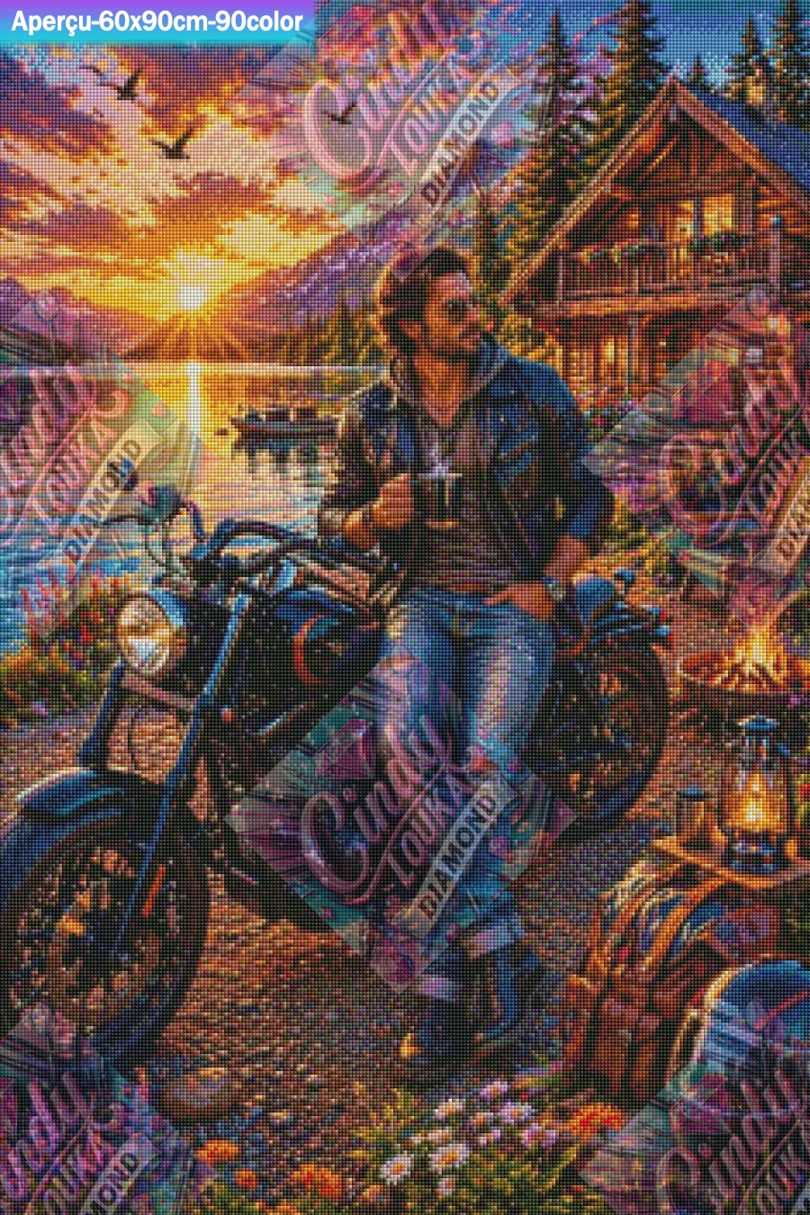 Esprit Rider Sauvage 60x90cm