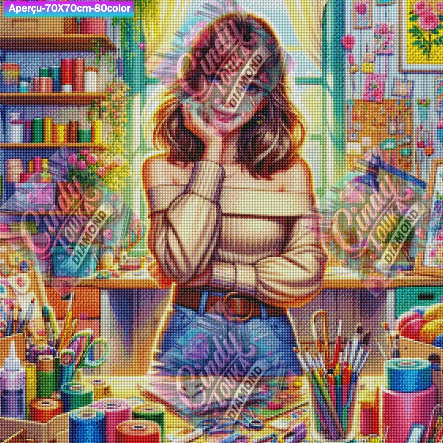 Inspiration Créative 70x70 cm