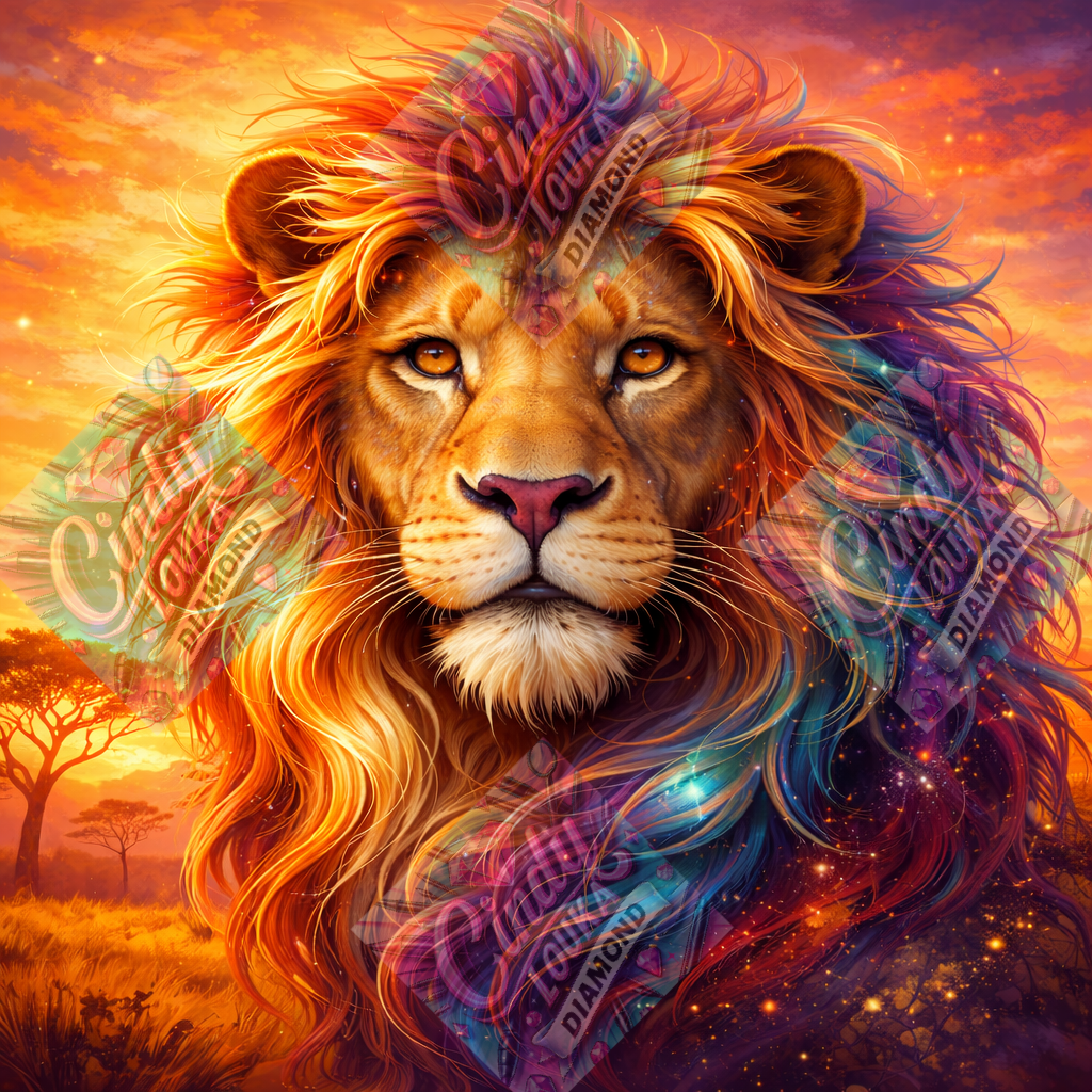 Majesté Sauvage 70x70 cm
