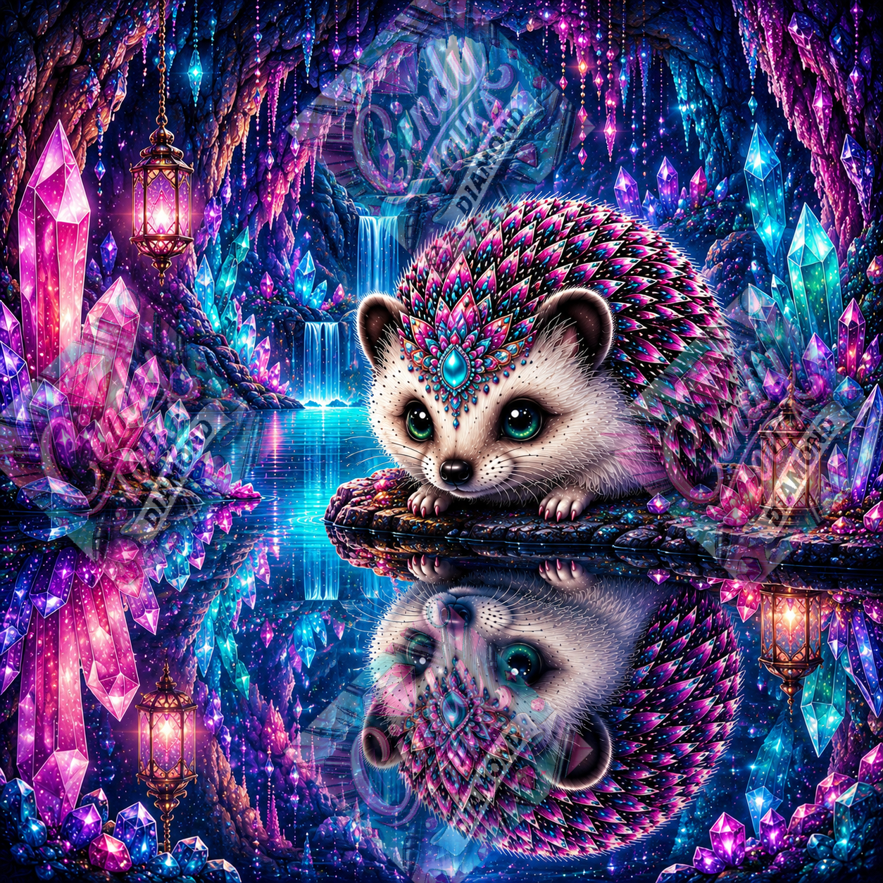 Miroir de Cristal 70x70 cm