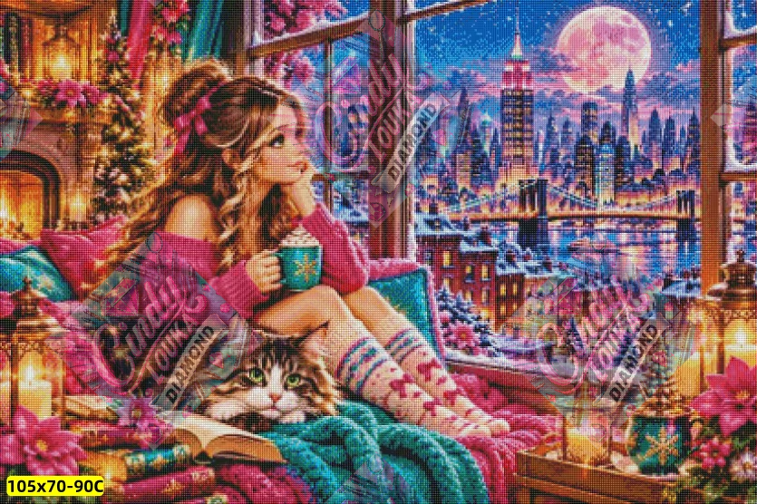 New York sous un Plaid 70x105