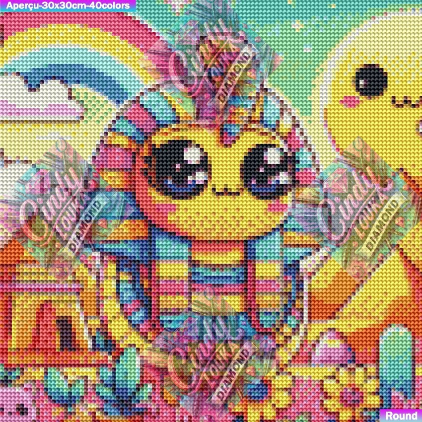 Féerie d Égypte 30x30 cm