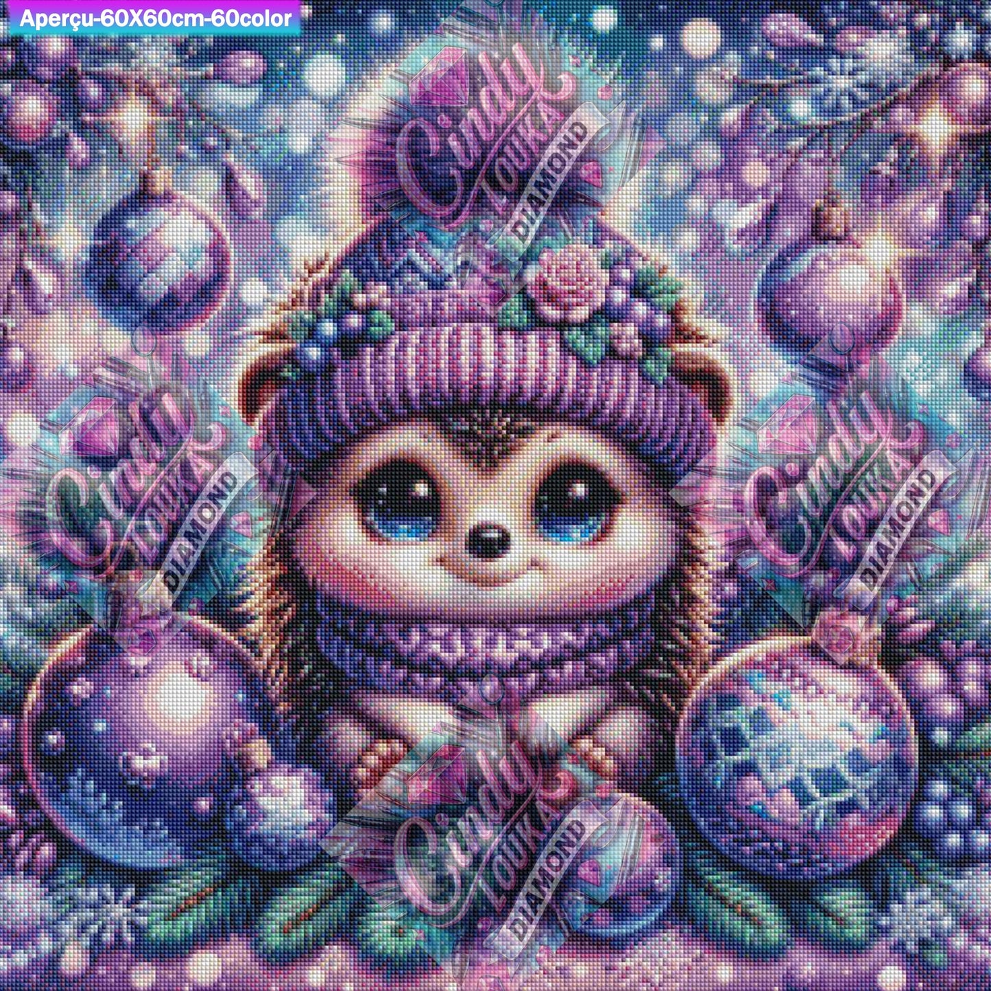 Mignonnerie Givré 60x60 cm