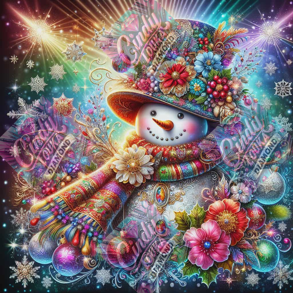 Le Gentleman Des Flocons 80X80 cm