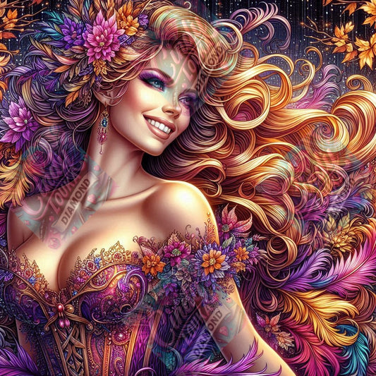 Splendeur Incandescente 80X80 cm