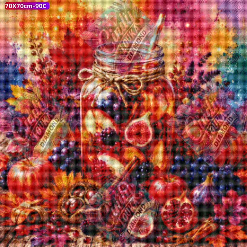 Délices d'Automne 70x70 cm