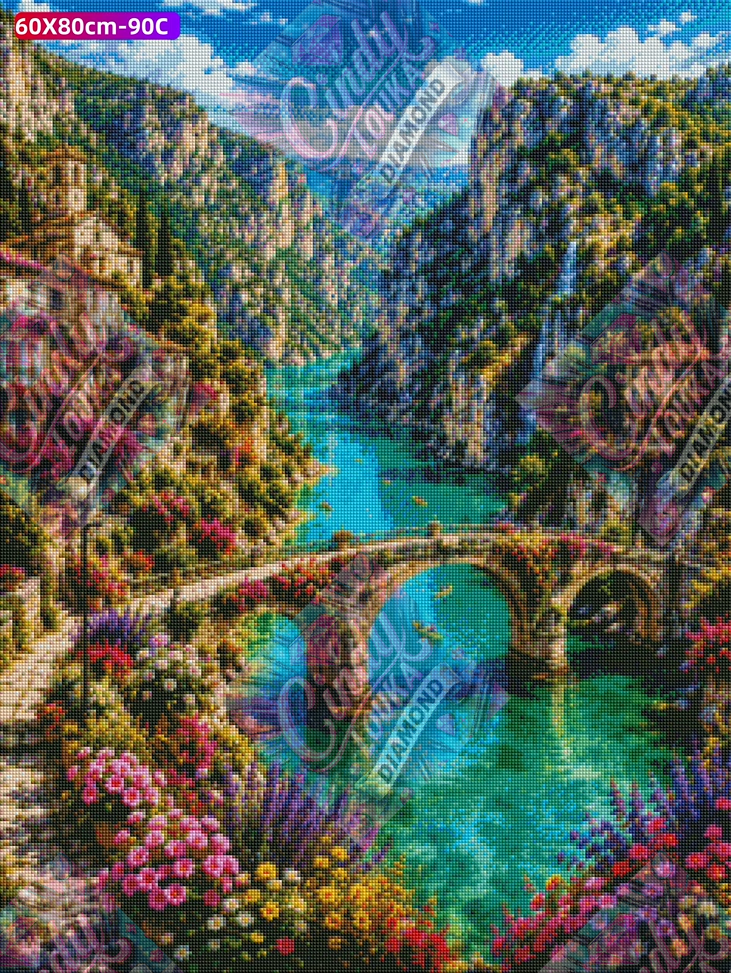 Paradis du Verdon 60x80 cm