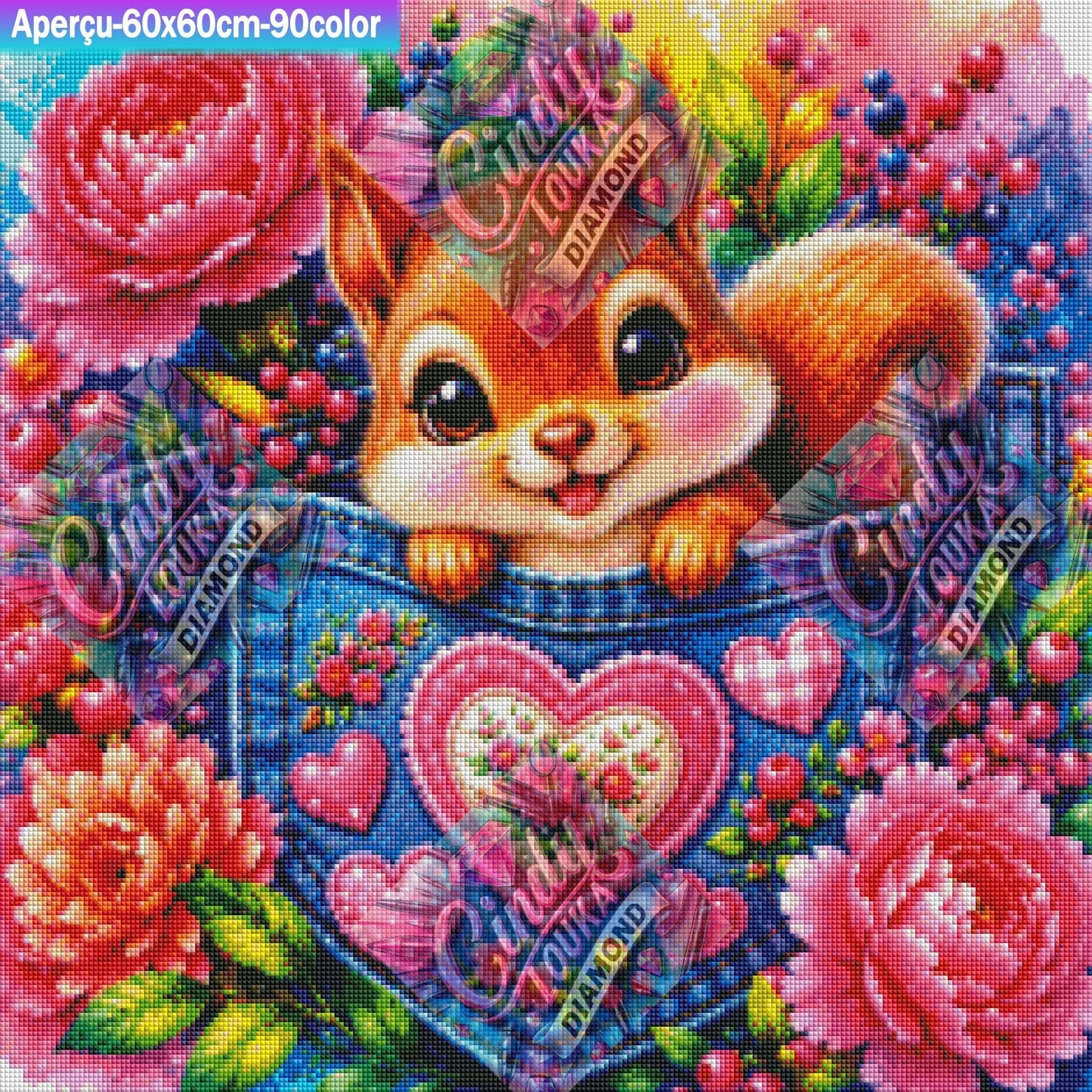 Pocket et Douceur 60x60 cm