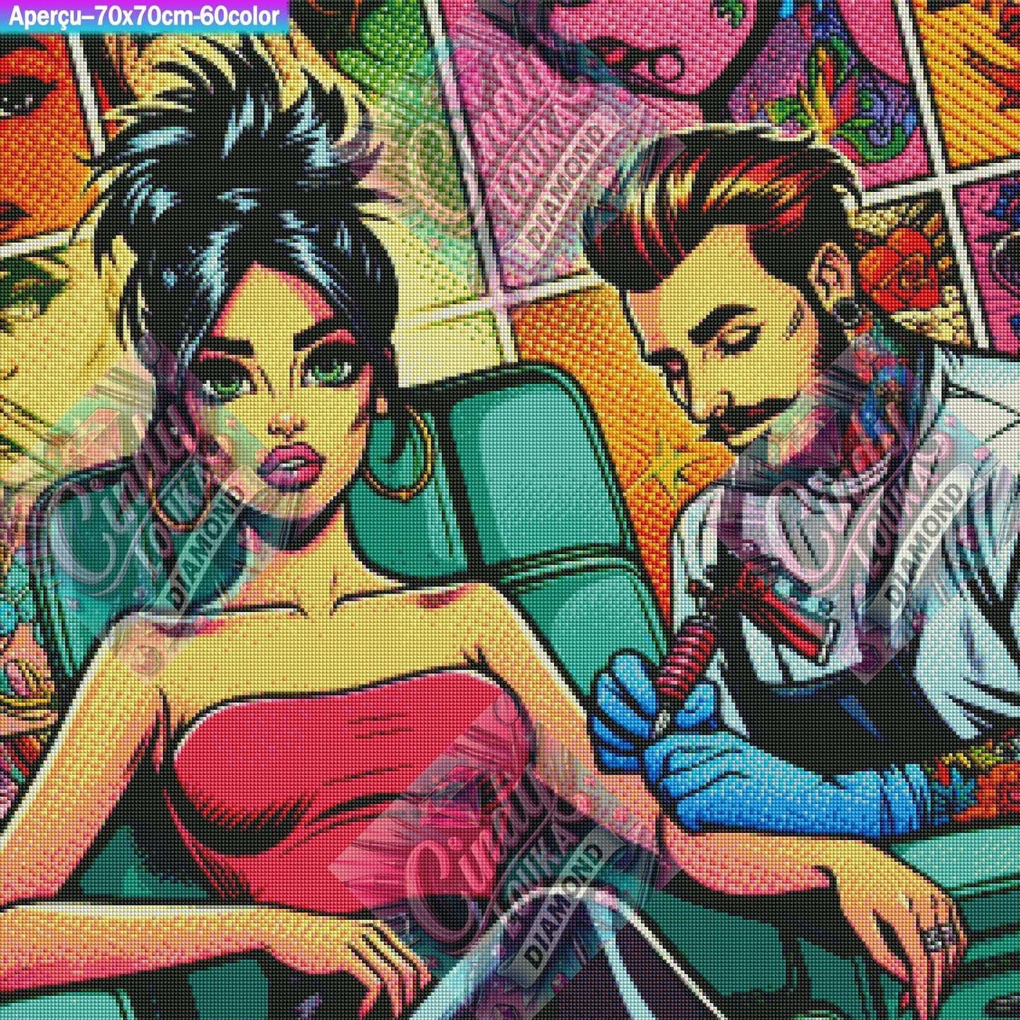 Instant Tattoo 70x70 cm