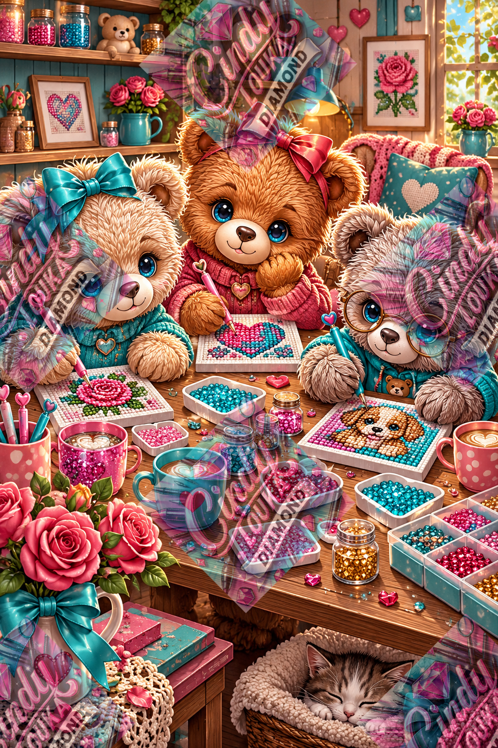 Les Petits Artistes du Diamant 60x90 cm