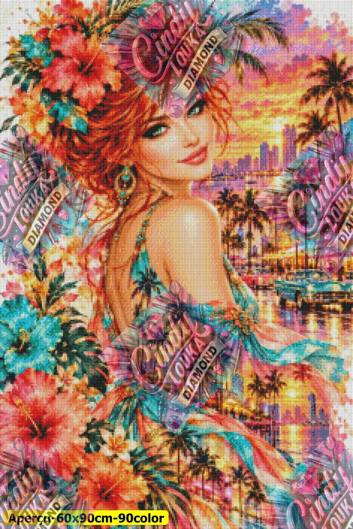 Passion à Miami 60x80 cm