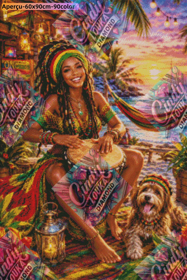 Sunset Reggae 60x90 cm