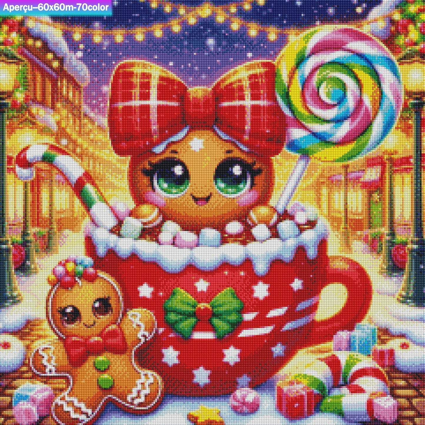 Chocolat Chaud Magique 60x60 cm