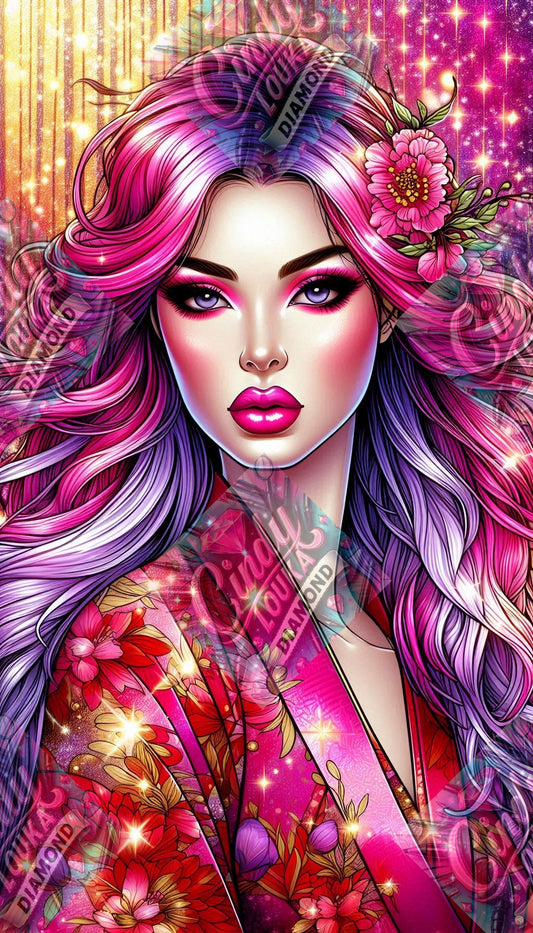 Sakura Cosmique 60x80 cm