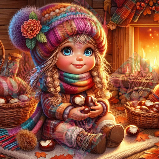 Trésor d Automne 70x70 cm