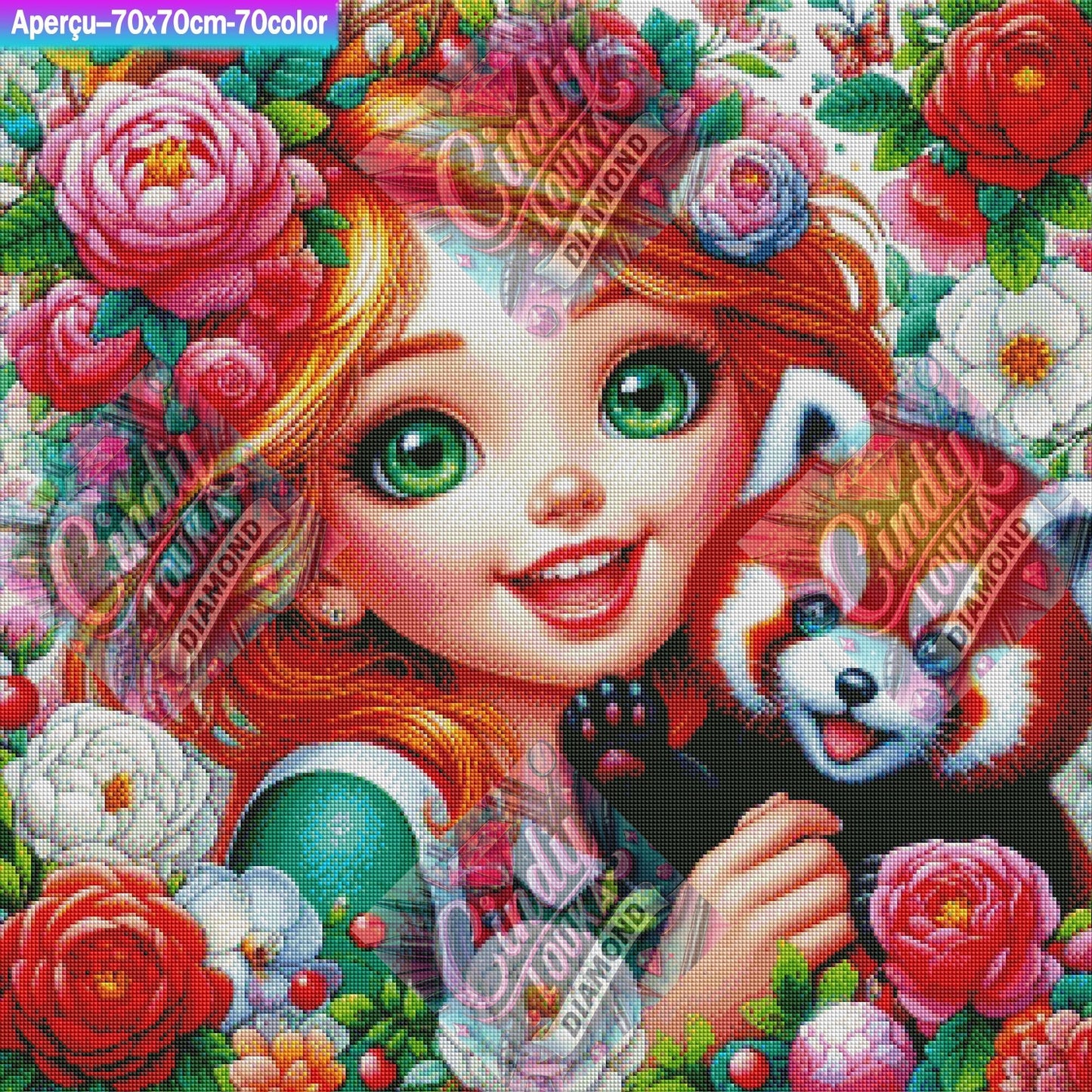 Éclat d’Innocence 70x70 cm
