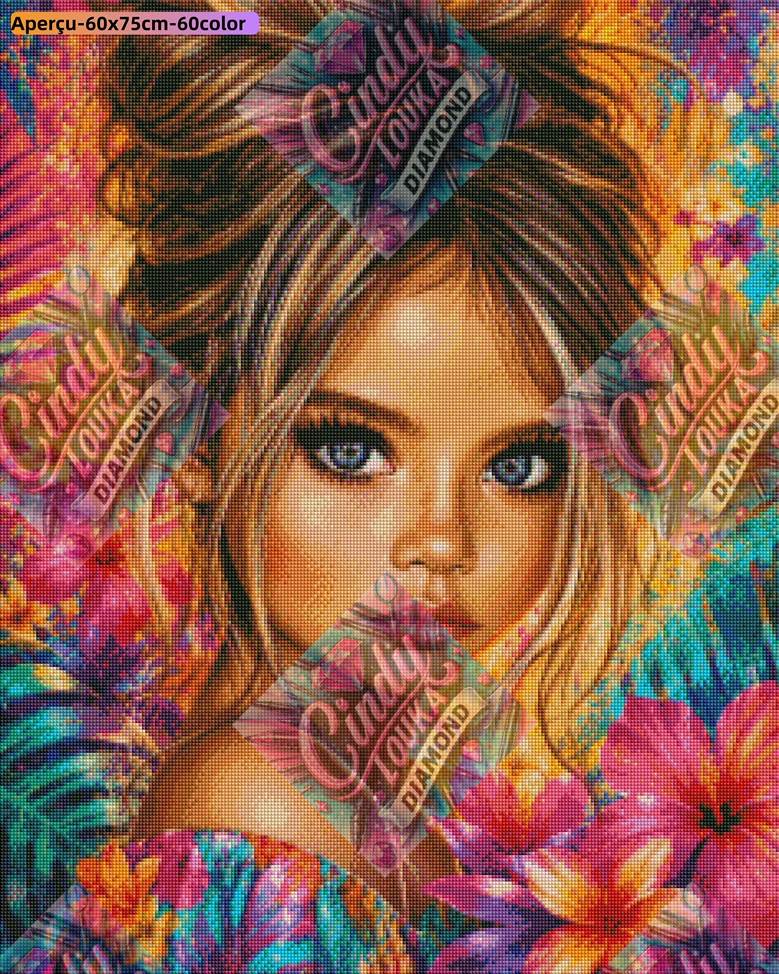 Tropical Beauty 60x75 cm