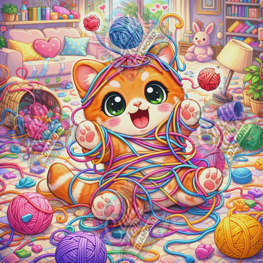 Douce Pagaille Colorée 70x70 cm
