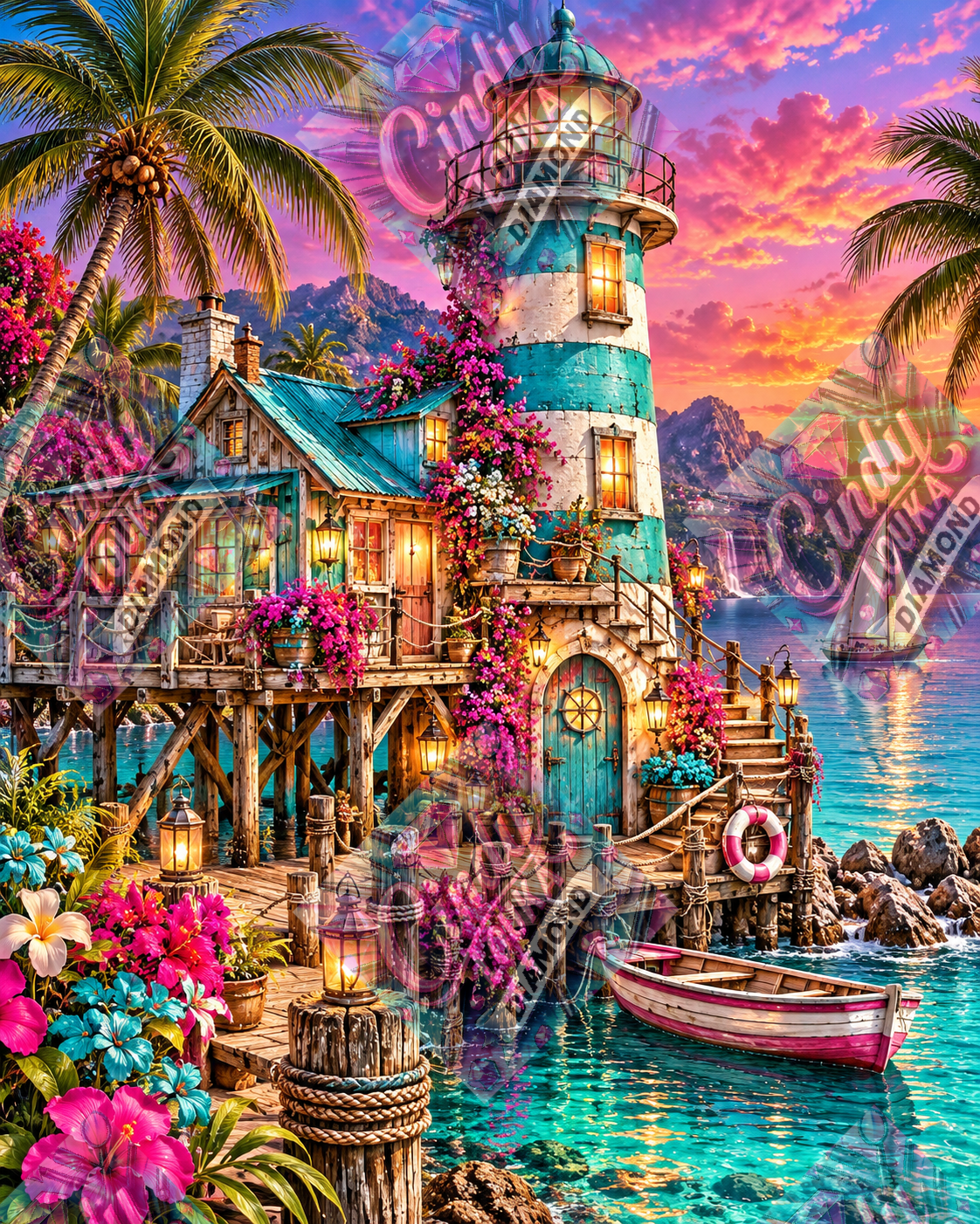Le Phare du Paradis 60x80 cm