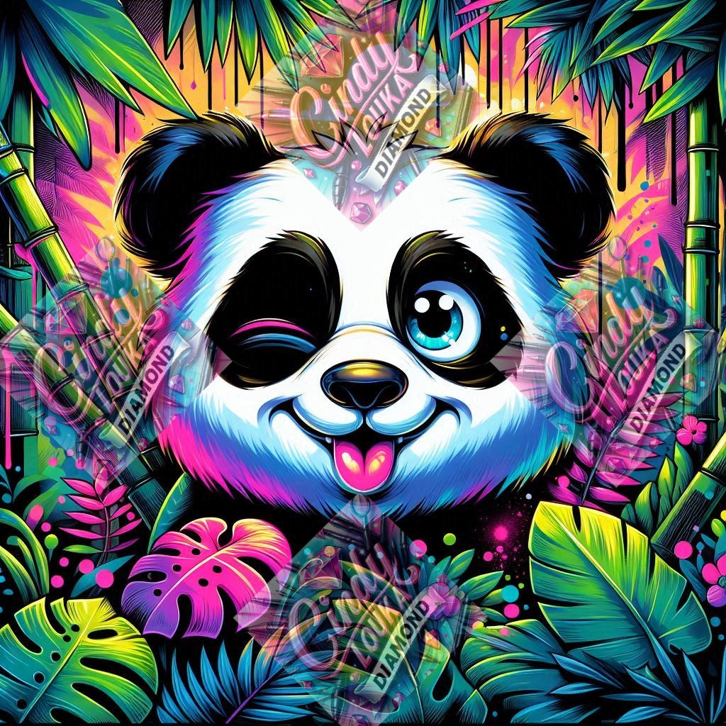 Clin d’Œil Tropical 60x60 cm