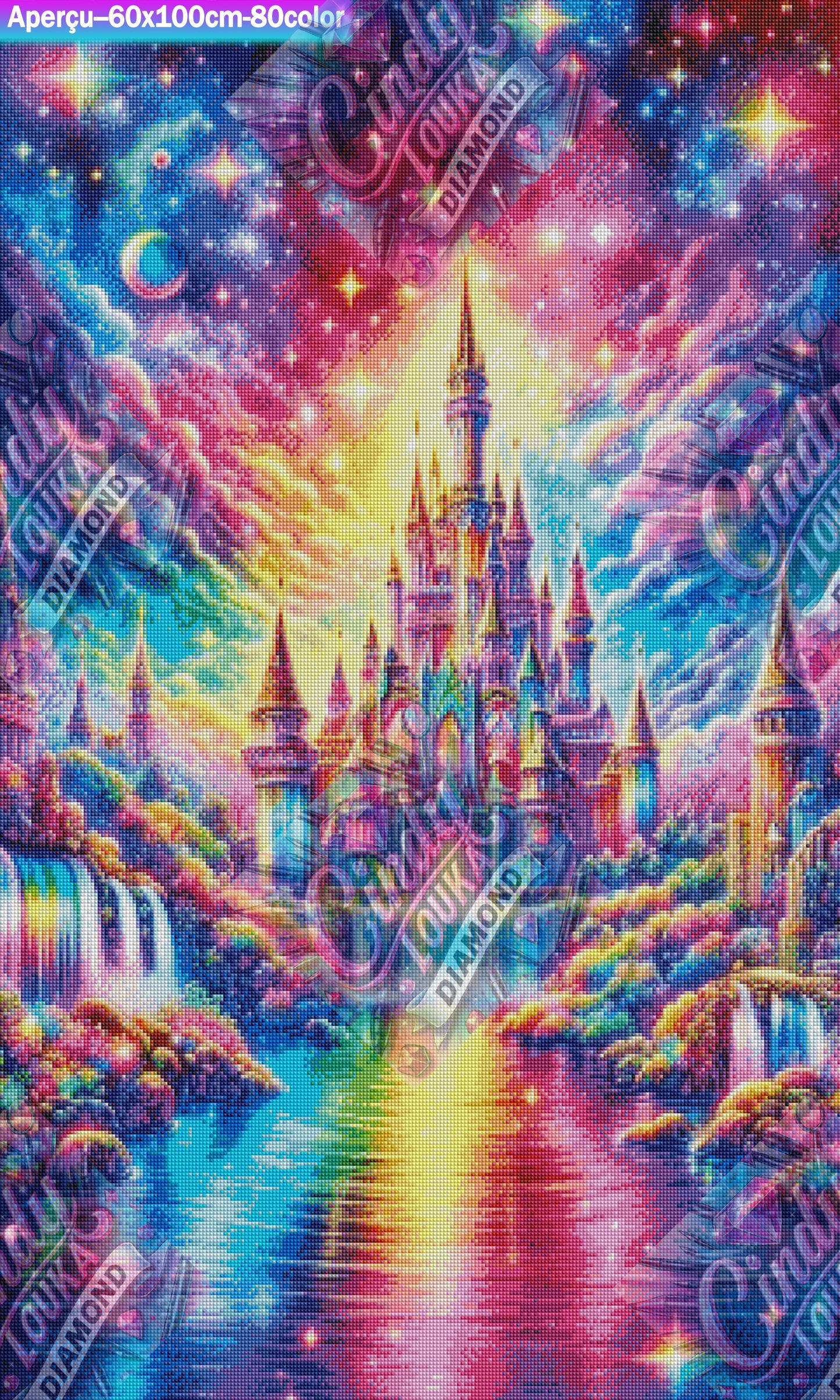 Le Palais des Lumières Éternelle 60x100