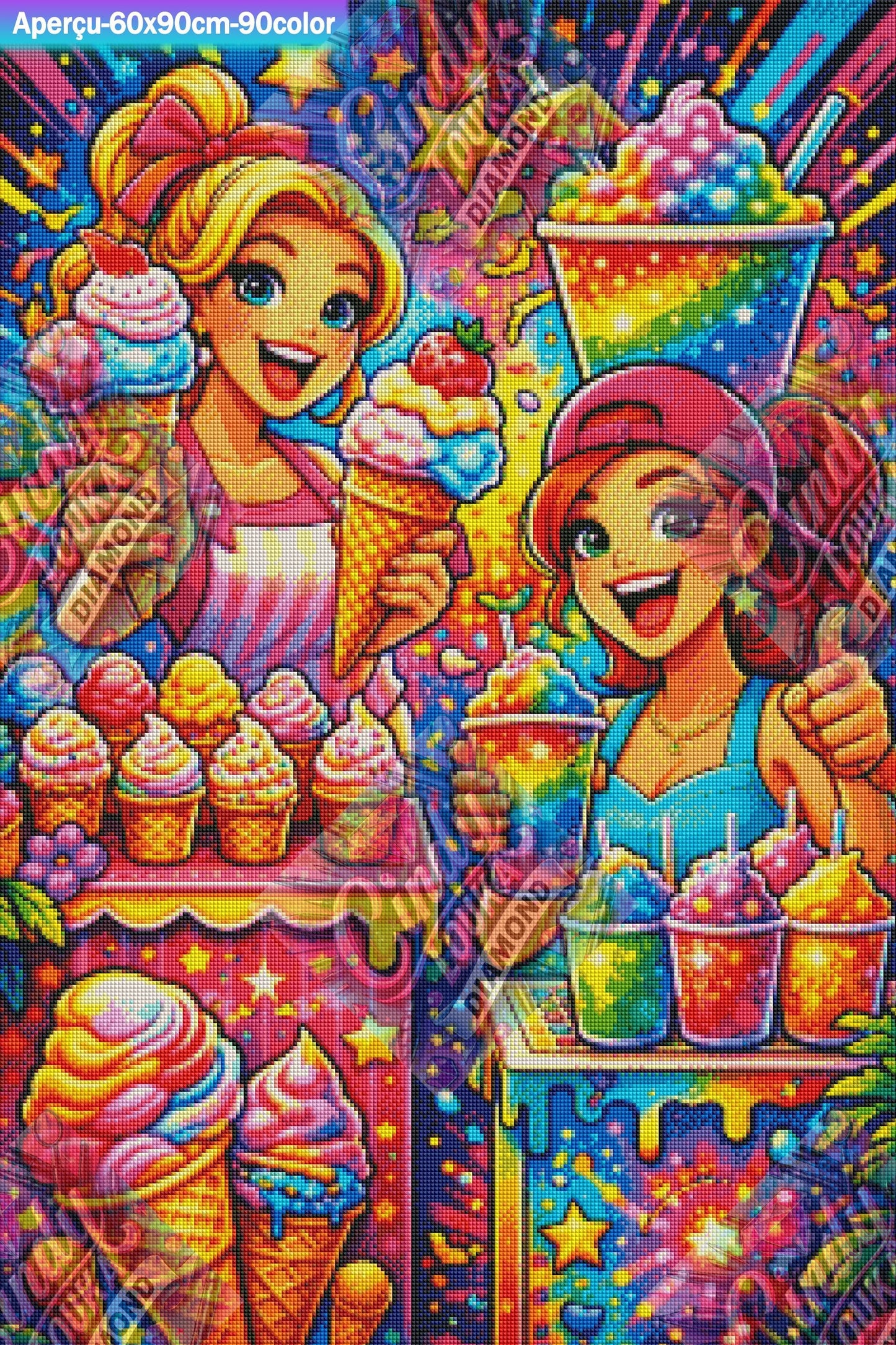 Tourbillon Gourmand 60x90 cm