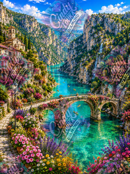 Paradis du Verdon 60x80 cm