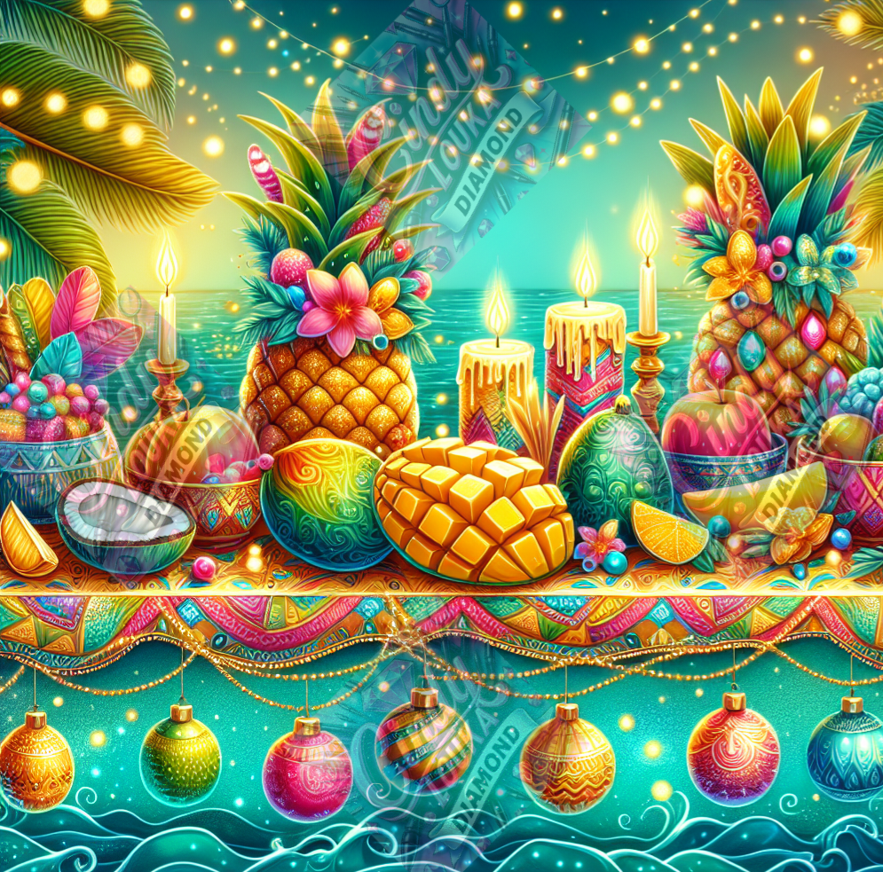 Saveurs Exotiques des Îles 70x70 cm