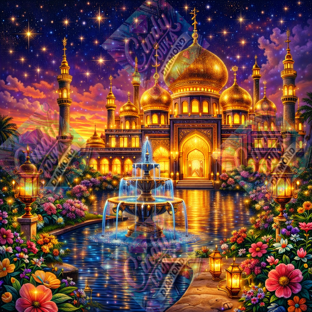 Palais des Mille Lumières 80x80 cm
