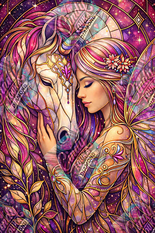 Étreinte Enchantée 60x90 cm