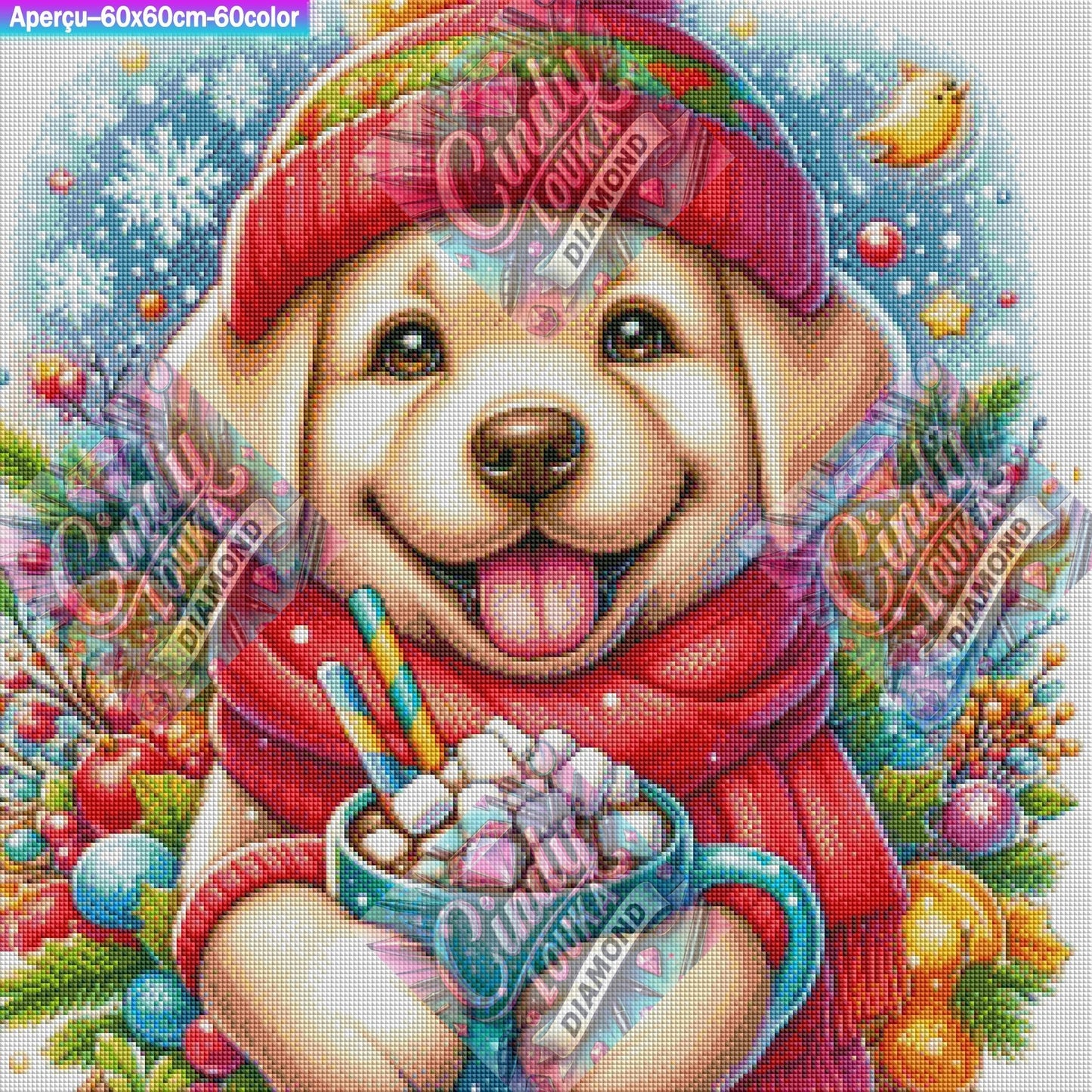 Petite Boule de Poils 60x60 cm